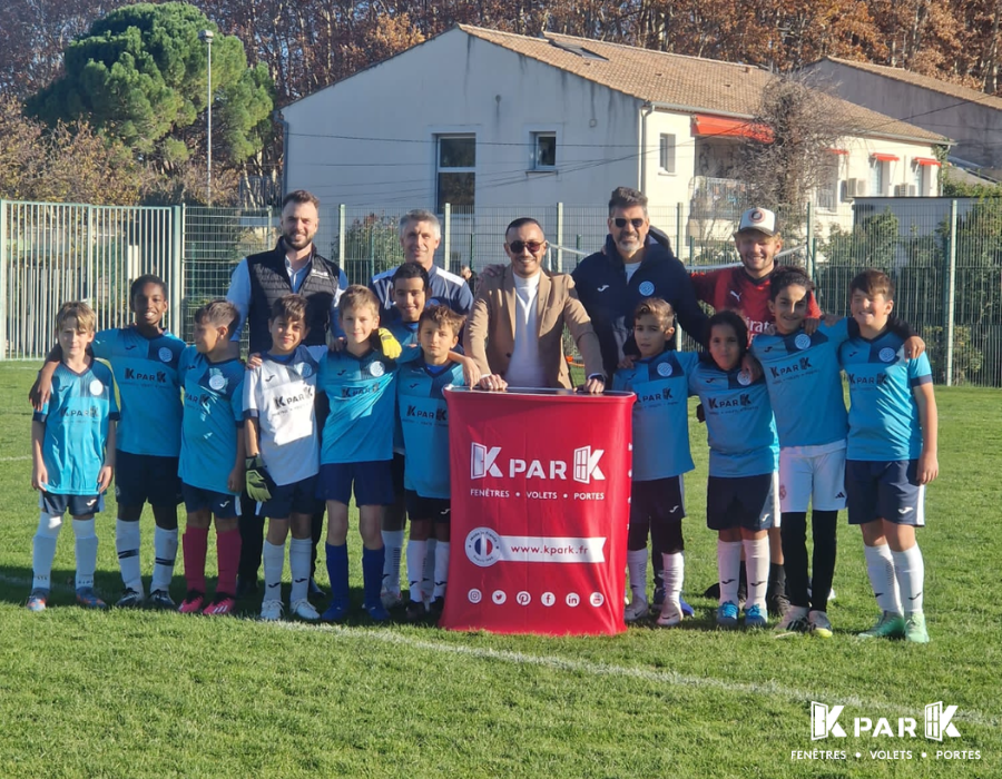 FC Lavérune U11 maillot kparK remise officielle